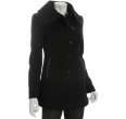 Mackage black plaid wool Aura belted coat  