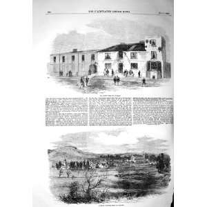 1856 VIEW TALBOT ARMS INN RUGELEY TOWN MOUNTAINS 