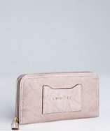 lambskin nightingale zipped wallet only 1 left retail value $ 590 00 