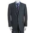   striped super 120s wool 2 button suit with double pleated trousers