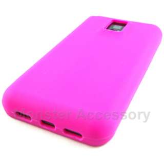 Pink Soft Skin Gel Case Cover For LG G2x Optimus 2X  