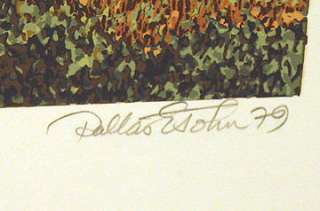 Dallas John Weathering Signed Fine Art Serigraph western landscape 
