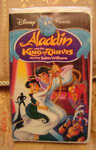 DISNEY Aladdin and the King of Thieves Vhs Video~2.75SH 786936460933 