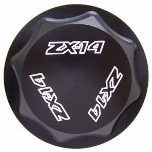 Anodized Black Kawasaki ZX 14 Gas Cap (Product Code 
