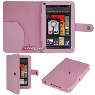   protection botton leather case cover for  kindle fire 7in tablet