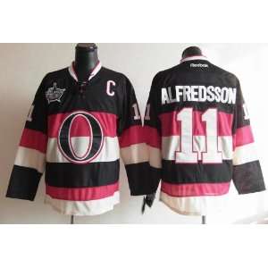 Daniel Alfredsson Jersey Ottawa Senators #11 Third Black Jersey Hockey 
