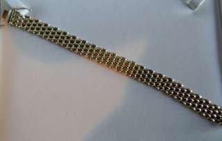 14K Gold Panther Weave Bracelet  