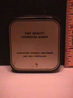 7372. Vintage Standard Typewritter Ribbon Tin R1  