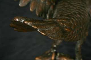 Bronze American Eagle Statue Casting Birds Prey  