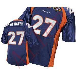 2012 New NFL Denver Broncos#27 Atwater White/blue/orange Jerseys Size 