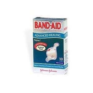  Band Aid Active Flax Regular, Advanced Healing Strips   10 Ea 