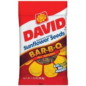 David Seeds In Shell Sunflower Seeds BBQ, 1.75 Ounce Unit, 24 Count 