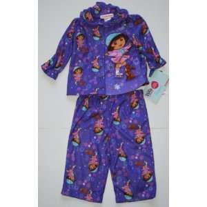  Dora the Explorer 2 Piece Pajama Set Size 12 Months 