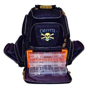  Calcutta Black/Gray Framed Tackle Backpack 3 360 Trays 