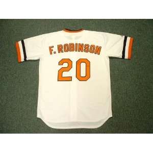  FRANK ROBINSON Baltimore Orioles Majestic Cooperstown Home 
