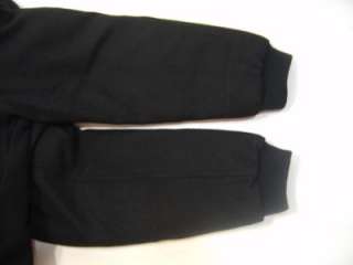   Breathable Wool Down Fill Zip Pocket Jacket Coat Yorke Black Green L