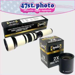 Opteka 650 2600mm HD Telephoto Zoom Lens for Nikon  