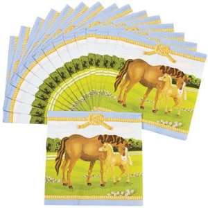 Mare And Foal Luncheon Napkins   Tableware & Napkins 