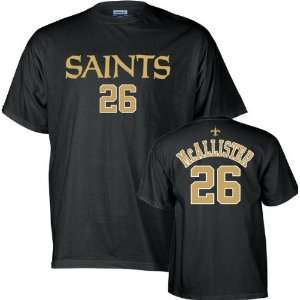  Deuce McAllister Reebok Name and Number New Orleans Saints 