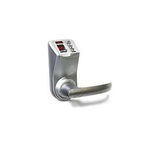  Biometric Door Lock with Keypad   Satin Chrome   Adel 