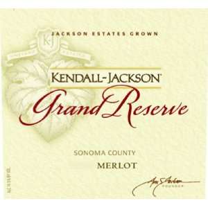  2006 Kendall Jackson Grand Reserve Merlot 750ml Grocery 