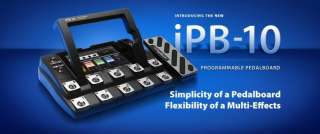 Digitech iPB 10 Effects Processor Programmable Pedal Board Guitar 