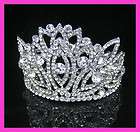 Wedding Bridal crystal veil tiara crown headband CR209 items in Come 