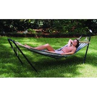  PORTABLE FOLDAWAY HAMMOCK WITH STAND AND CARRY BAG Patio 