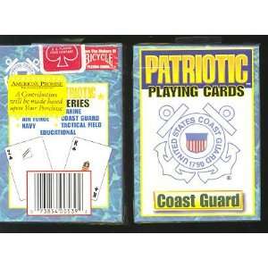  Patriotic Playing cards by Bicycle   Coast Guard Sports 