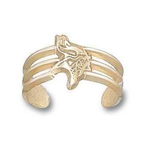  Minnesota Vikings Solid 10K Gold Viking Logo Toe Ring 