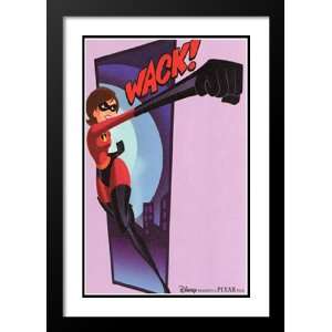 The Incredibles 32x45 Framed and Double Matted Movie Poster   Style F