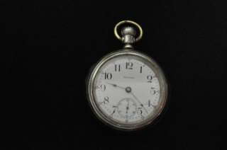 VINTAGE 18 SIZE WALTHAM SWING OUT STYLE POCKET WATCH GRADE 820 RUNNING 