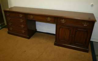 Antique Mahogany MT. AIRY drawer file cabinet credenza  