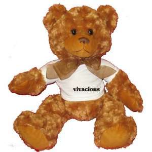  vivacious Plush Teddy Bear with WHITE T Shirt Toys 