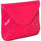 Riley Neon Snake Square Flap Clutch