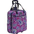Vera Bradley Boysenberry 17 Roll Along Tote $220.00 Coupons Not 