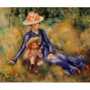 Oil Painting Yvonne and Jean Pierre Auguste Renoir Hand Painted Art 