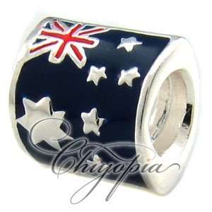 Australian Flag Chiyopia Pandora Chamilia Troll Compatible Beads