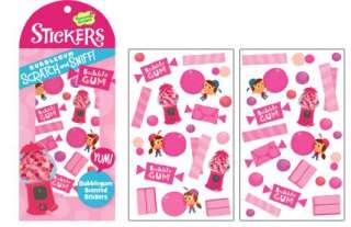 12 Styles to Choose Sweet Treat Scratch & Sniff Sticker Sets  