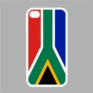  South Africa Flag White Iphone 4   Iphone 4s Case Office 