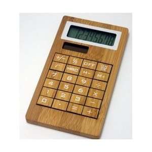  Bcalculator1    Bamboo solar powered calculator