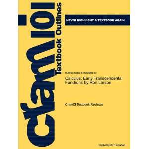 Studyguide for Calculus Early Transcendental Functions by Ron Larson 