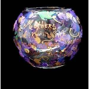 Mothers like Wine. Design   19 oz. Bubble Ball with candle  