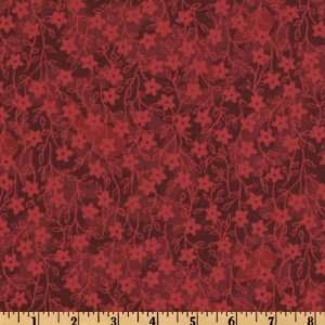  44 Wide Flirtation Blossoms Red Fabric By The Yard Arts 