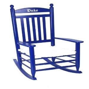  Duke Blue Devils Rocking Chair   Slat Rocker Memorabilia 