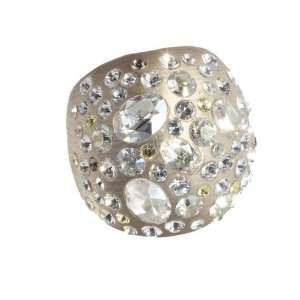  Warm Grey Star Dust Dome Ring by Alexis Bittar Jewelry