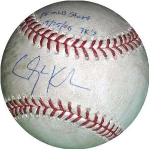  Clayton Kershaw Signed/Ins. 1st MLB Start 5 25 08 7 Ks 