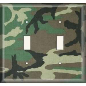  Double Switch Plate   Camo 4
