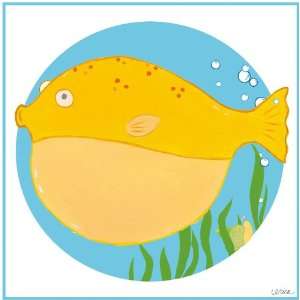  Billy the Blowfish Canvas Reproduction