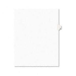  Avery® White Legal Index Dividers INDEX,LTR,SIDE8,25/PK 